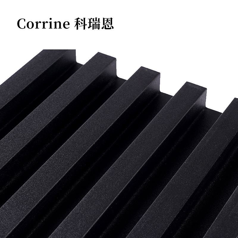 160mmx24mm WPC Wall Panel Grooved Board Cladding factory
