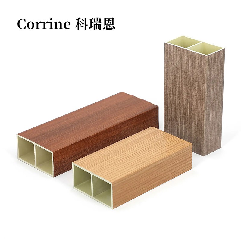 WPC Square Timber Tube for Indoor Decor Wood factory